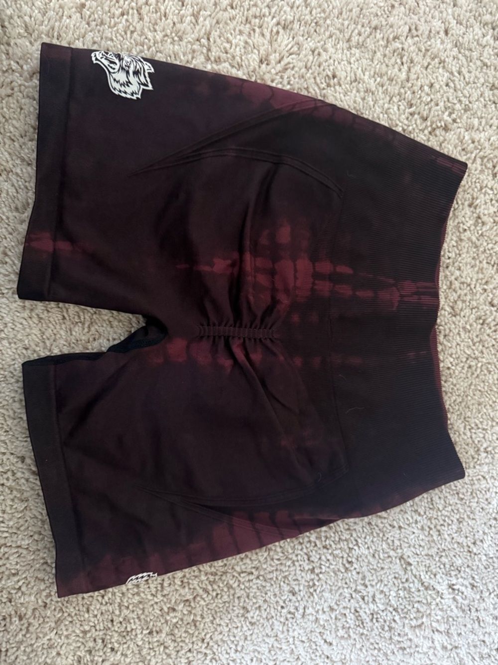 Dual Everson Seamless “Huxley” Shorts in Oxblood Serpent - Picture 3 of 5
